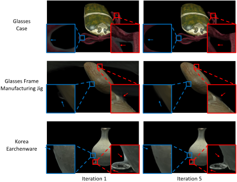 Qualitative comparison with DG-Mesh and Dynamic-2DGS on DG-Mesh and D-NeRF datasets.